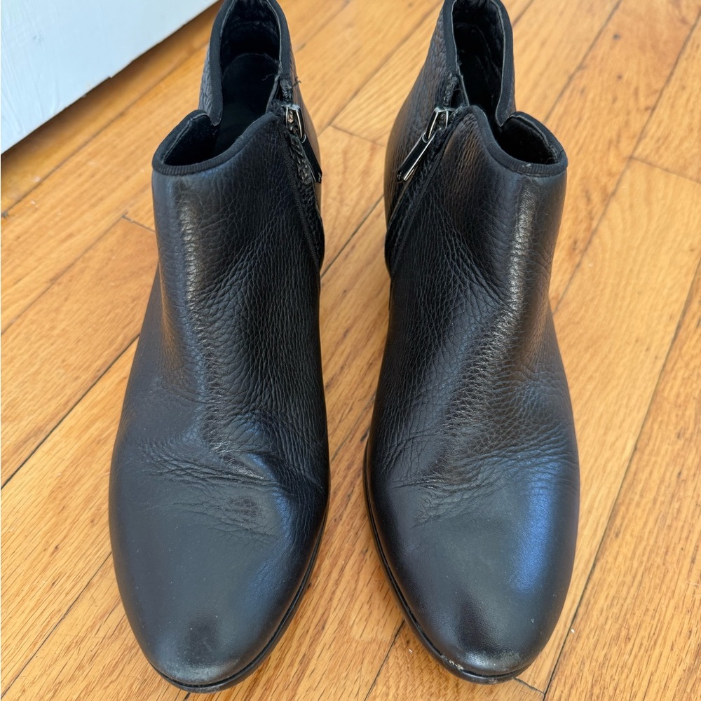 Sam Edelman Black Leather Ankle Booties